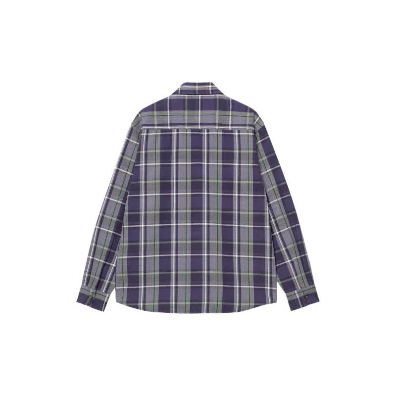 Carhartt WIP L/S Hobart Shirt Men's Purple-1