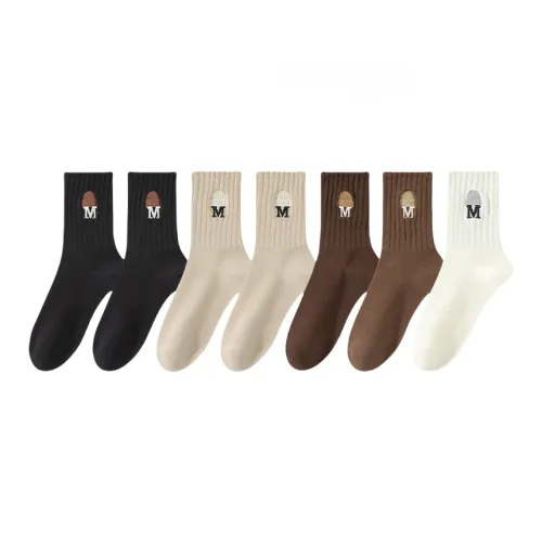 Lan Miao Mid Calf Socks Women's 7 Pack
