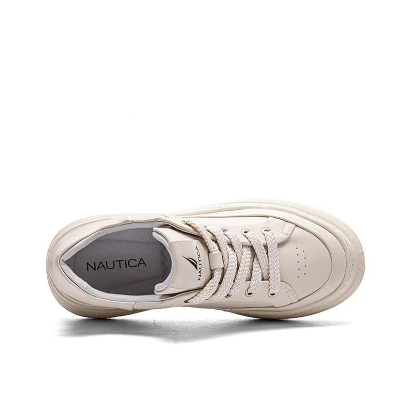 NAUTICA Skateboard Shoes Men Low Top Beige-2