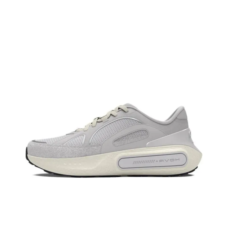 Under Armour HOVR Phantom Anti Slip Wear Resistant Low Top Casual Shoes Unisex Gray-0