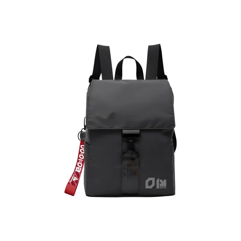 ElevethSign Polyester Backpack Medium Size Unisex Black/Blue-1