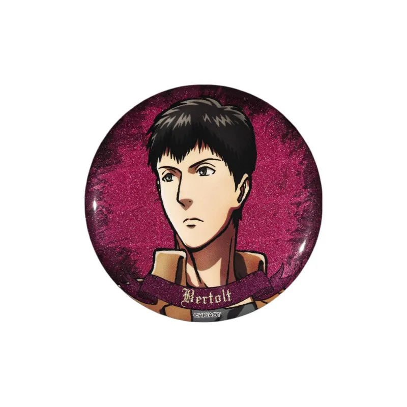 BOOM COMIC Attack On Titan S2 Shimmer Gold Onion Character Illustration Badges-9