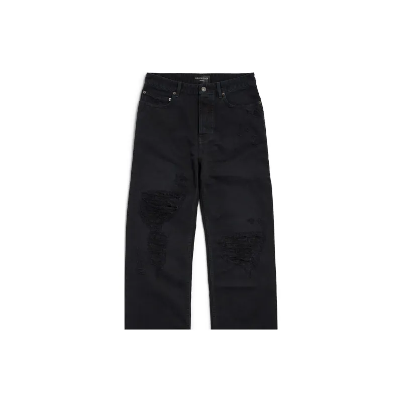 Balenciaga FW24 Jeans Regular Fit Unisex Black-2