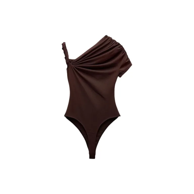 ZARA Bodysuits Women's Brown-1