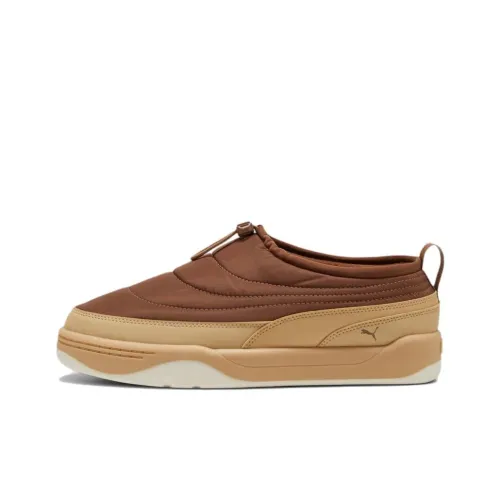 PUMA Park Lifestyle Anti Slip Wear Resistant Low Top Skateboard Shoes Unisex Brown