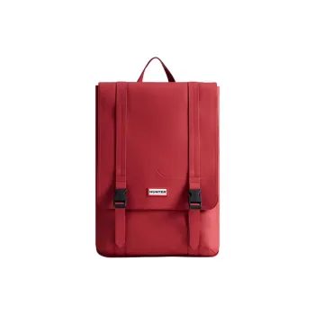 HUNTER Polyester Backpack Regular Unisex Military Red