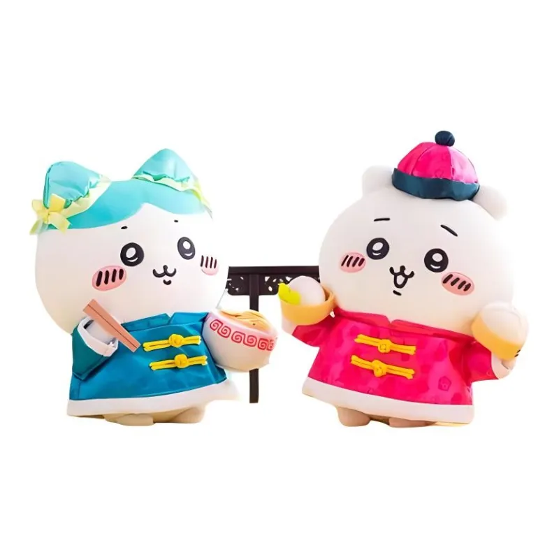 Chiikawa Chinese Restaurant, Hachiware Dolls Plush Doll Trumpets High-2