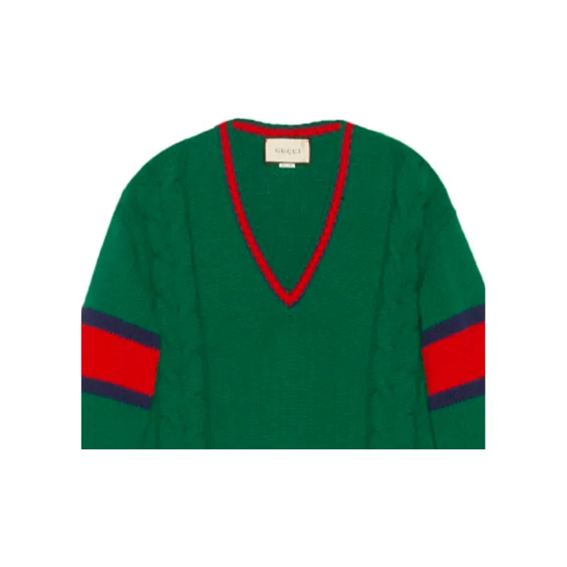 GUCCI Sweaters Men Green-3