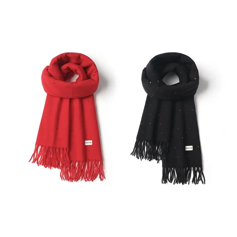 Yalu Preferred Polyester Knit Scarves Unisex Versatile Multicolor-5