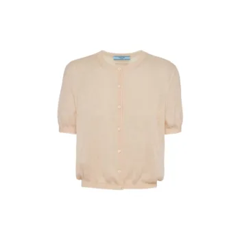 PRADA Short sleeved Cashmere Cardigan
