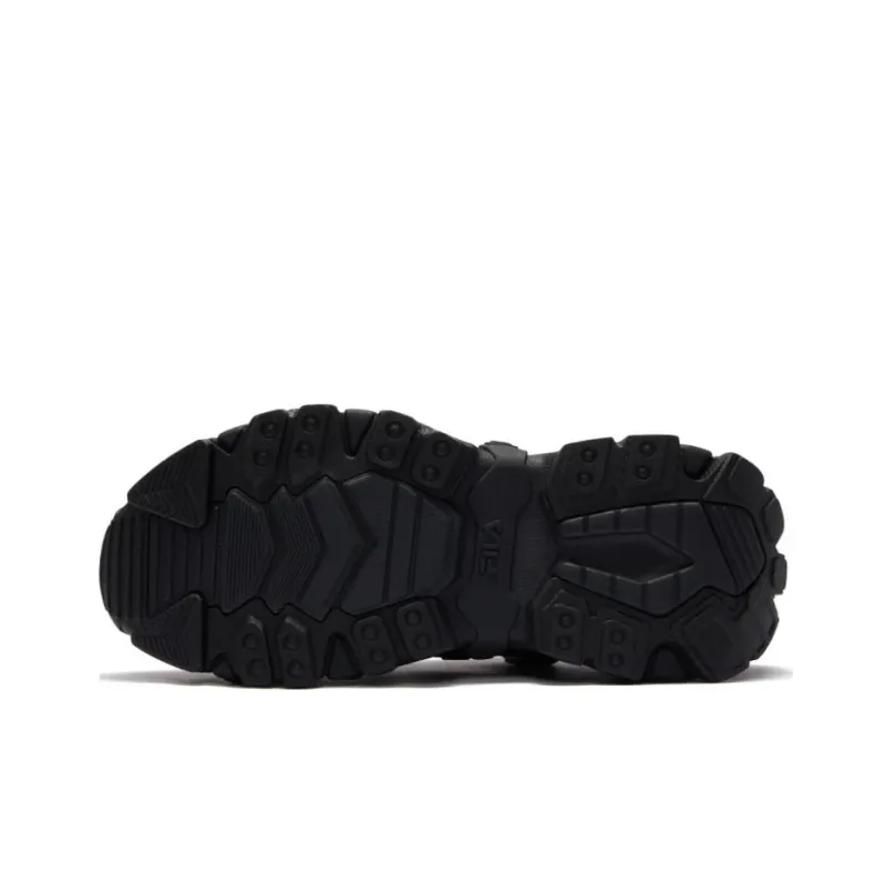 FILA FUSION EXOCET Mountains Shoes Slip-Resistant Coverage Low-Top Casual Shoes Men's The Shade Is Grayish Black-6