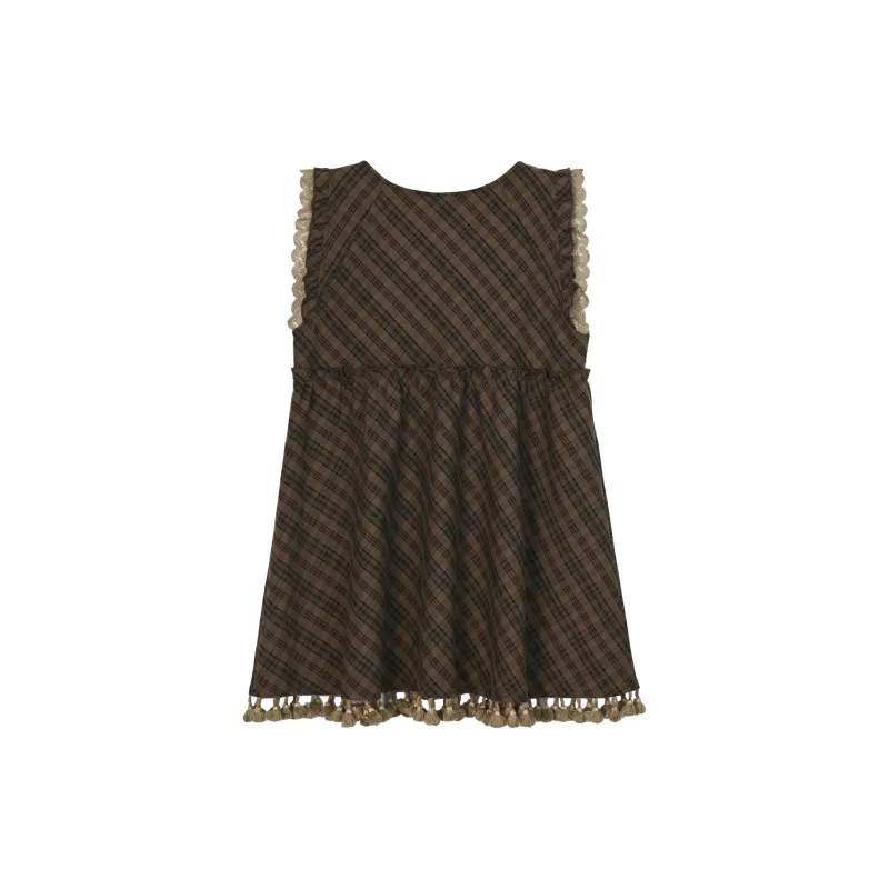 Snbl Short Sleeved Dresses Women's Brown-1