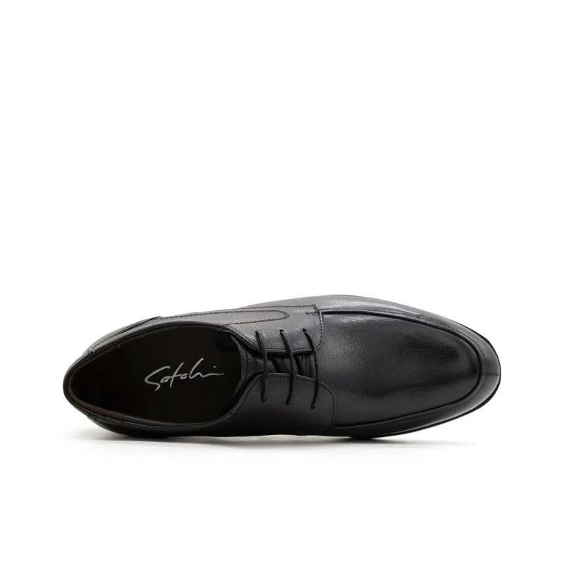 Satchi Dress Shoes Men's Black Small Size Shoes-3
