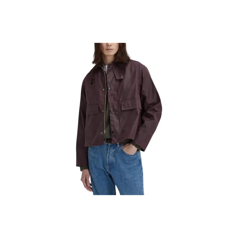 BARBOUR FW24 Jackets Coats Men's Bordeaux Red-2