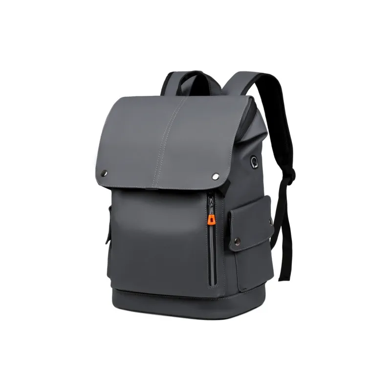 Yalu Nylon Backpack Regular Men's Black Gray/Light Gray/Black/All Gray Color-9
