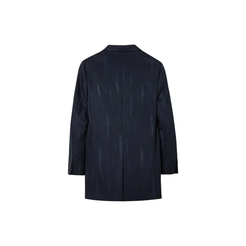 Wit Coats Men Gray Blue-1