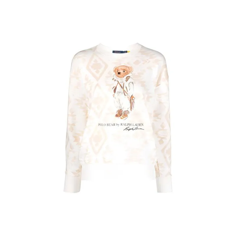 Polo Ralph Lauren FW21 Sweatshirt Women's Beige-1