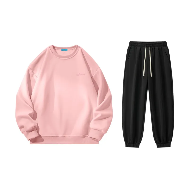 Small Columns Under The Sea Sweatshirt Set Unisex-5