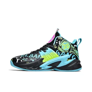 Wooden Rabbit Anti Slip Wear Resistant Mid Top Basketball Shoes Unisex