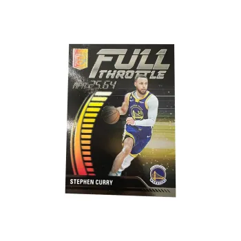 PANINI Stephen Curry Warriors Moe God All Out Sprint Teka 25.64 Points Star Card Rare Sports Cards 1 Pc