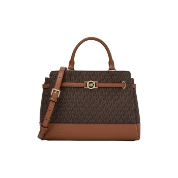 MICHAEL KORS Coated Canvas Shoulder Bag, Crossbody Bag, Handbag Tubas Women's Brown