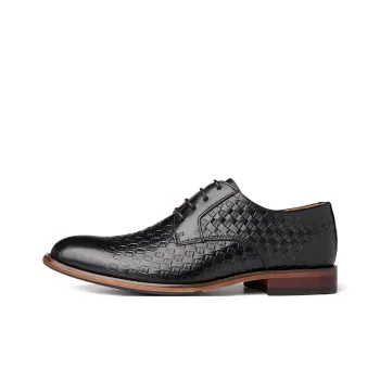XIMO BULL Dress Shoes Men Low Top Black