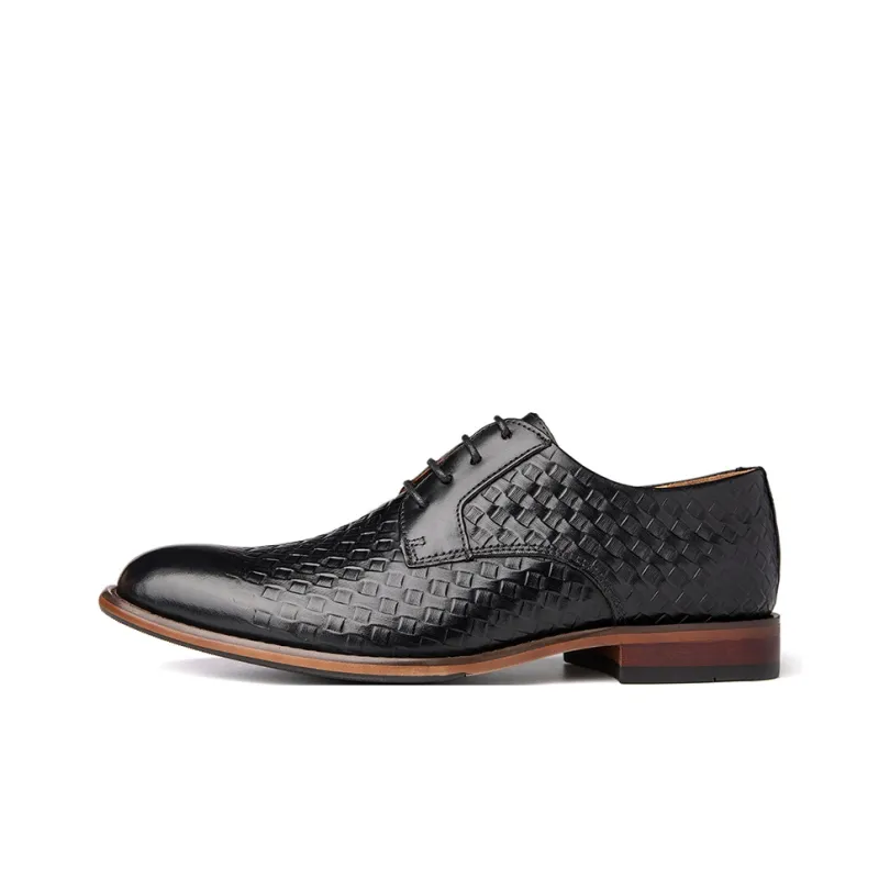 XIMO BULL Dress Shoes Men Low Top Black-0