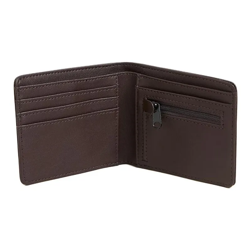 Vans Drop V Polyester Wallet Men's Dark Brown-3