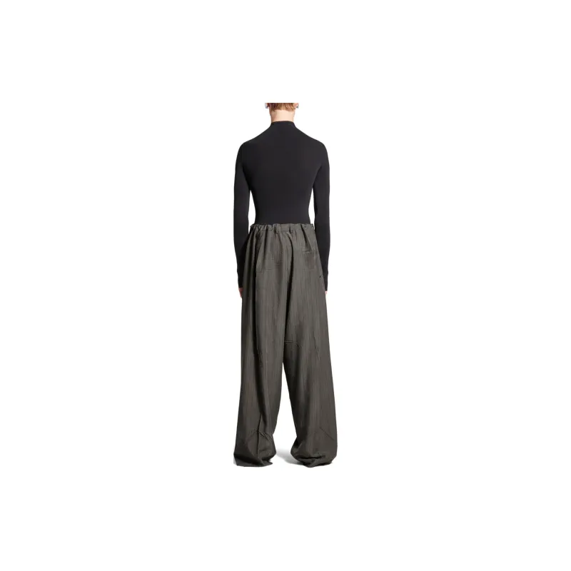Balenciaga Pinstriped Fluid Tailored Pants-3