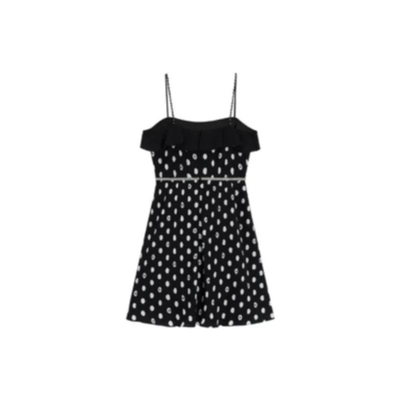 Bebe SS24 Slip Dresses Women's Black White-1