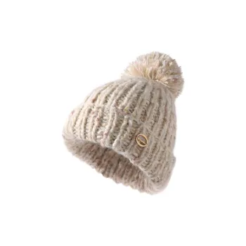 KENMONT Wool Blend Beanies Women's Black/Gray/White