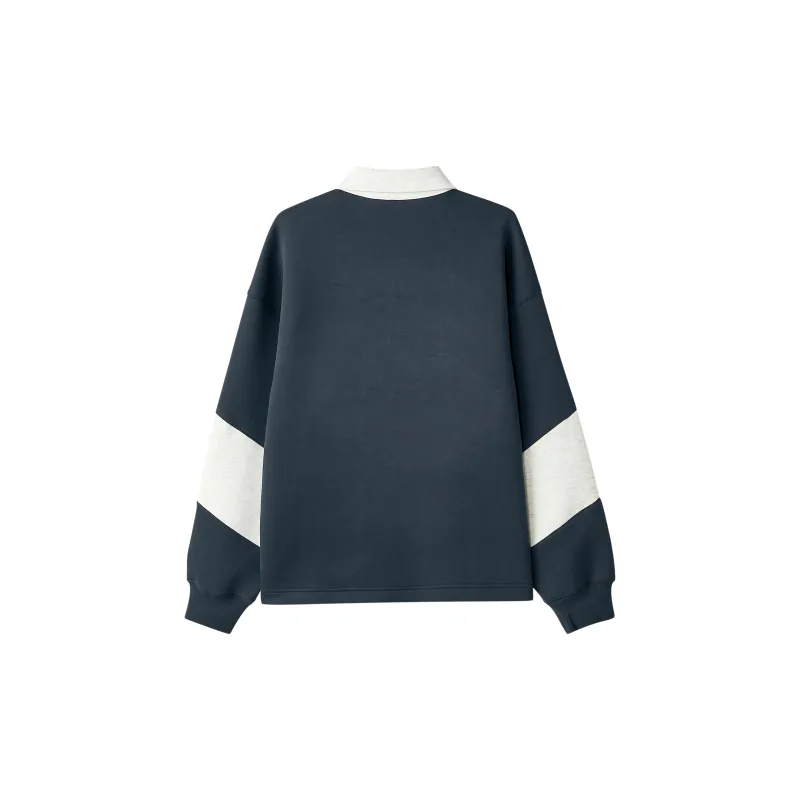 Skechers Romantic Crown Collaboration Collection GOKNIT Sweatshirt Unisex Safety Blue-1
