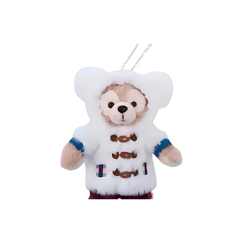Disney 2019 Winter Day Collection Duffy Standing Posture Dolls Plush Pendant Trumpets High-1