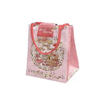 AOSONG Suede Tech Fabric Handbag Unisex Little Cake Bunny