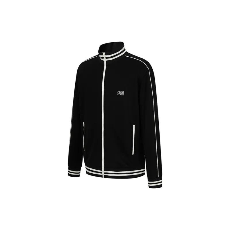 Cavalli Class Jackets & Coats Men's Black-1