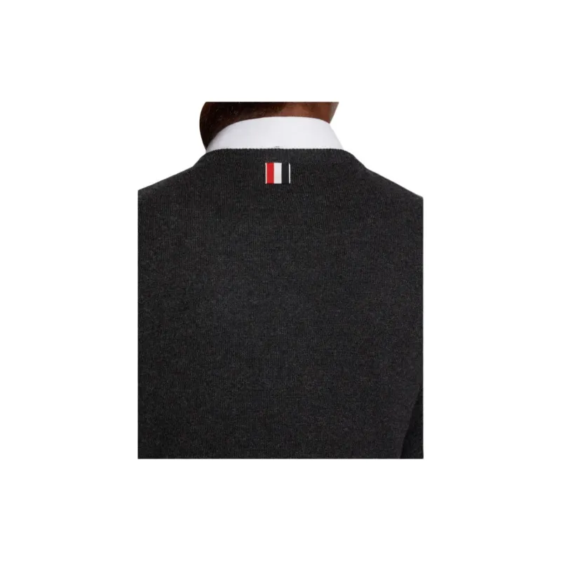 THOM BROWNE· SS22 Cashmere Sweater Women's Gray-4