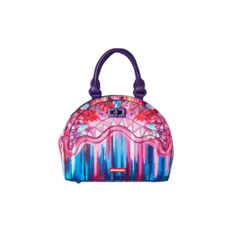 SPRAYGROUND PVC Shoulder Bag Crossbody Bag Handbag Women's Red Purple-1