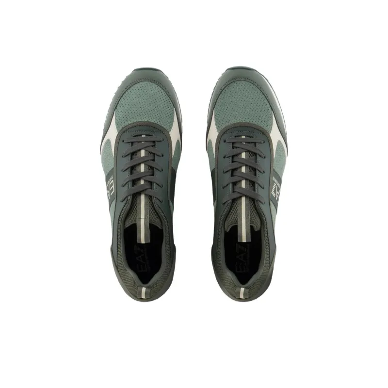 EMPORIO ARMANI EA7 Low Top Casual Shoes Unisex Green-3