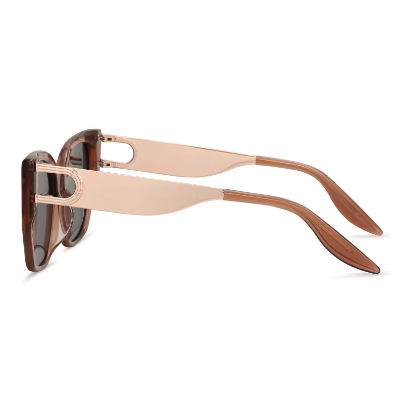 SUYAN Plate Alloy Frame Butterfly Sunglasses Unisex-17