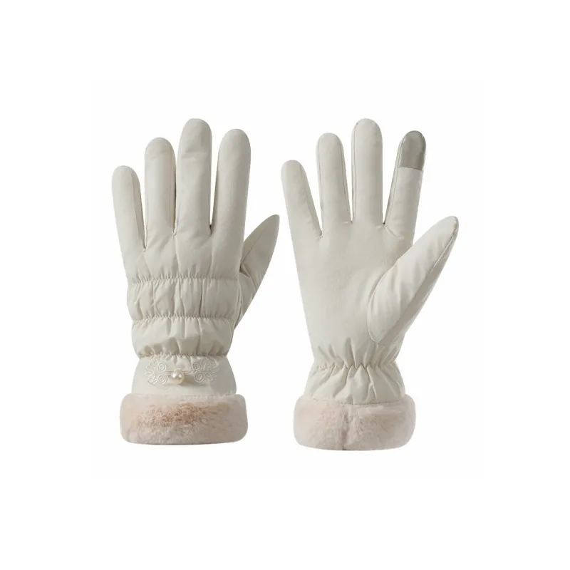 NANJIREN Thickened Warm Gloves Women's-6