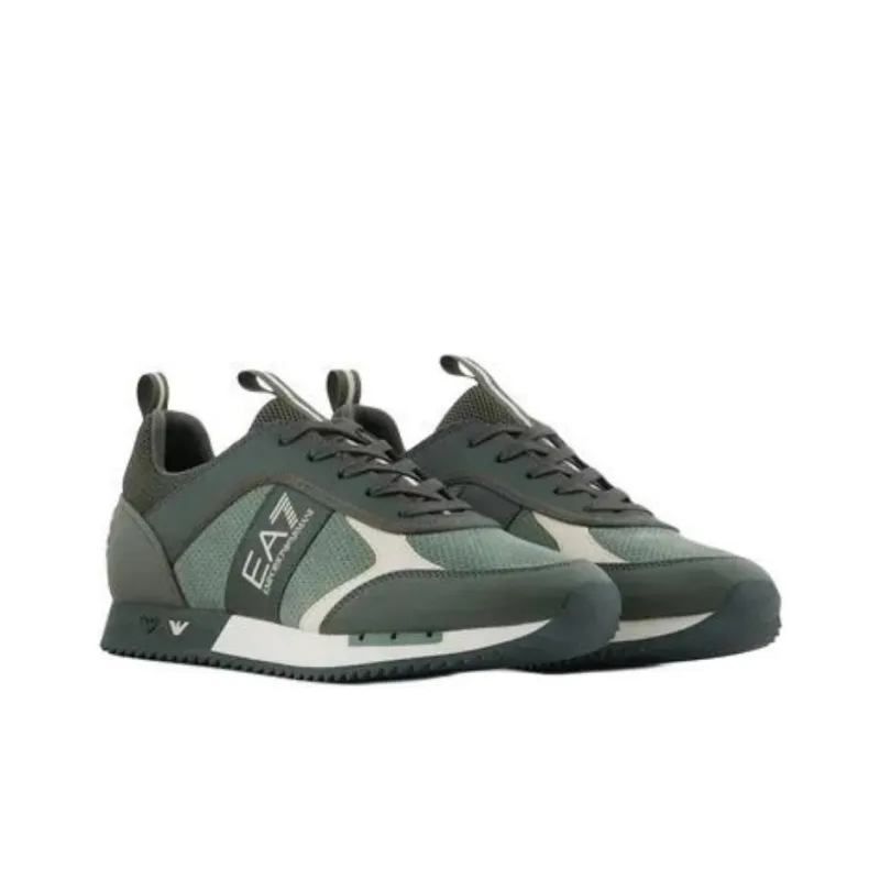 EMPORIO ARMANI EA7 Low Top Casual Shoes Unisex Green-2
