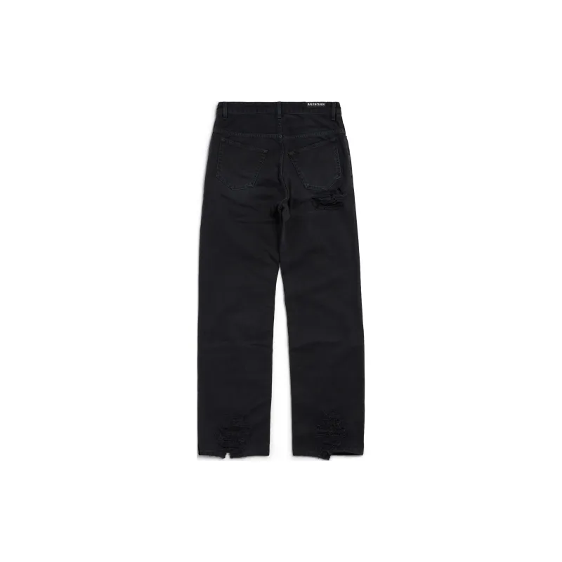 Balenciaga FW24 Jeans Regular Fit Unisex Black-1