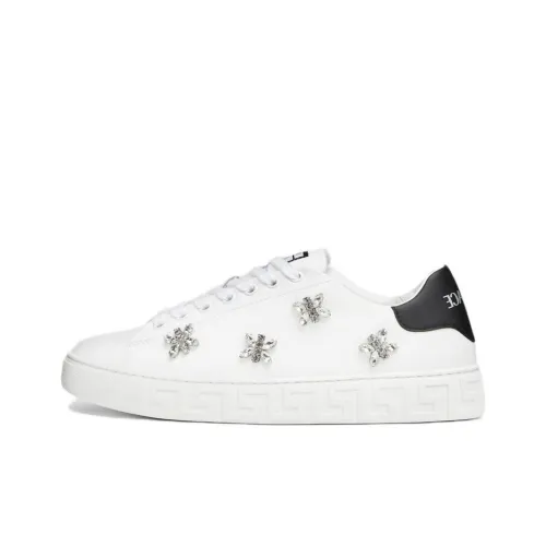 FANSIZHE Greca Low Top Skateboard Shoes Women's White