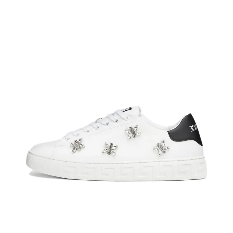 FANSIZHE Greca Low Top Skateboard Shoes Women's White-0