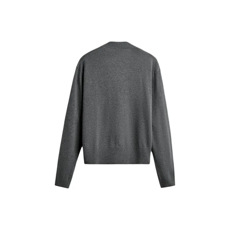 ZARA Sweater Men's Zebra Print Gray-1