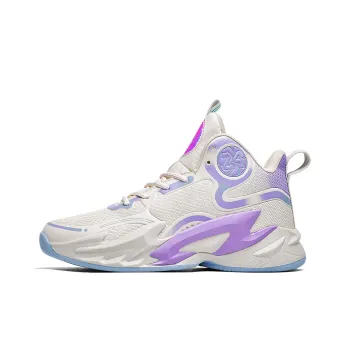 Wooden Rabbit Anti Slip Wear Resistant Mid Top Basketball Shoes Unisex