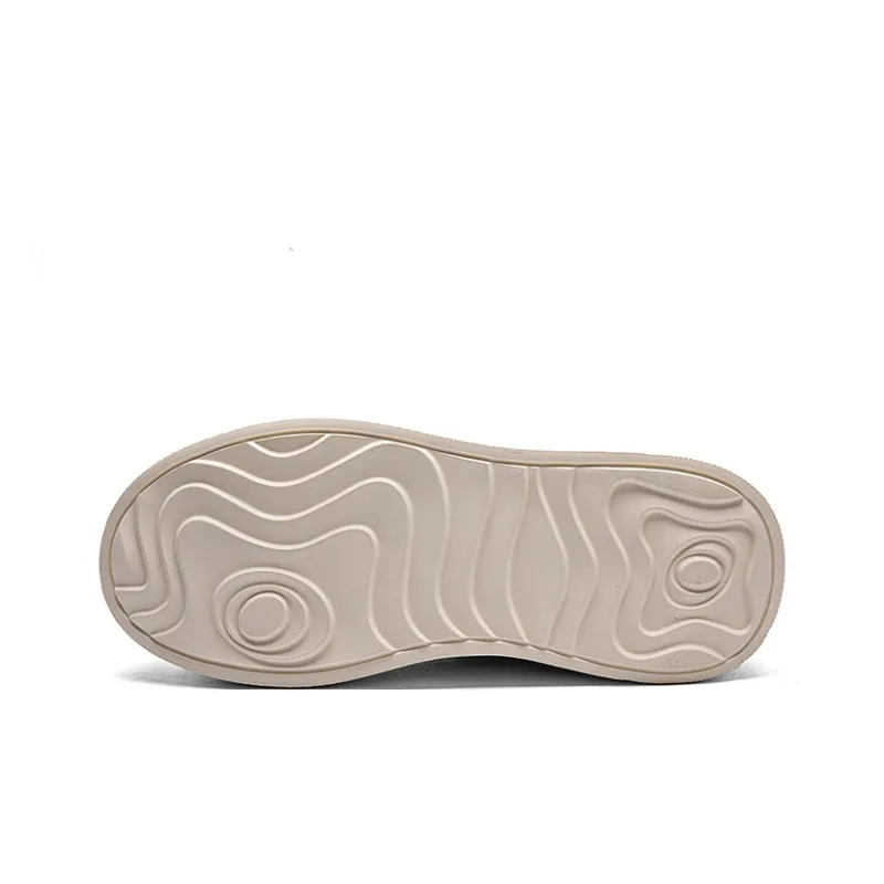 NAUTICA Skateboard Shoes Men Low Top Beige-3