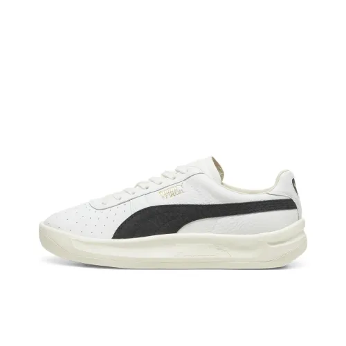 PUMA GV Special Slip Resistant Coverage Low Top Skateboard Shoes Men's White Black