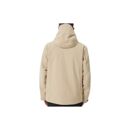 LUX ET VITA Water Resistant Windproof Breathable Wear Resistant Water Repellent Rainproof Windbreaker strukturierter River Unisex