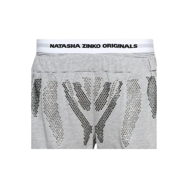 NATASHA ZINKO Rhinestone embellished Shorts-4
